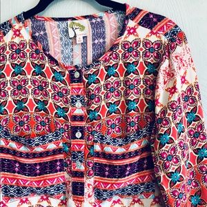 fig & flower | Anthro Peasant Tunic